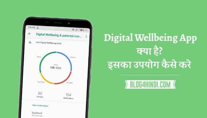 What is Digital Wellbeing App in Hindi