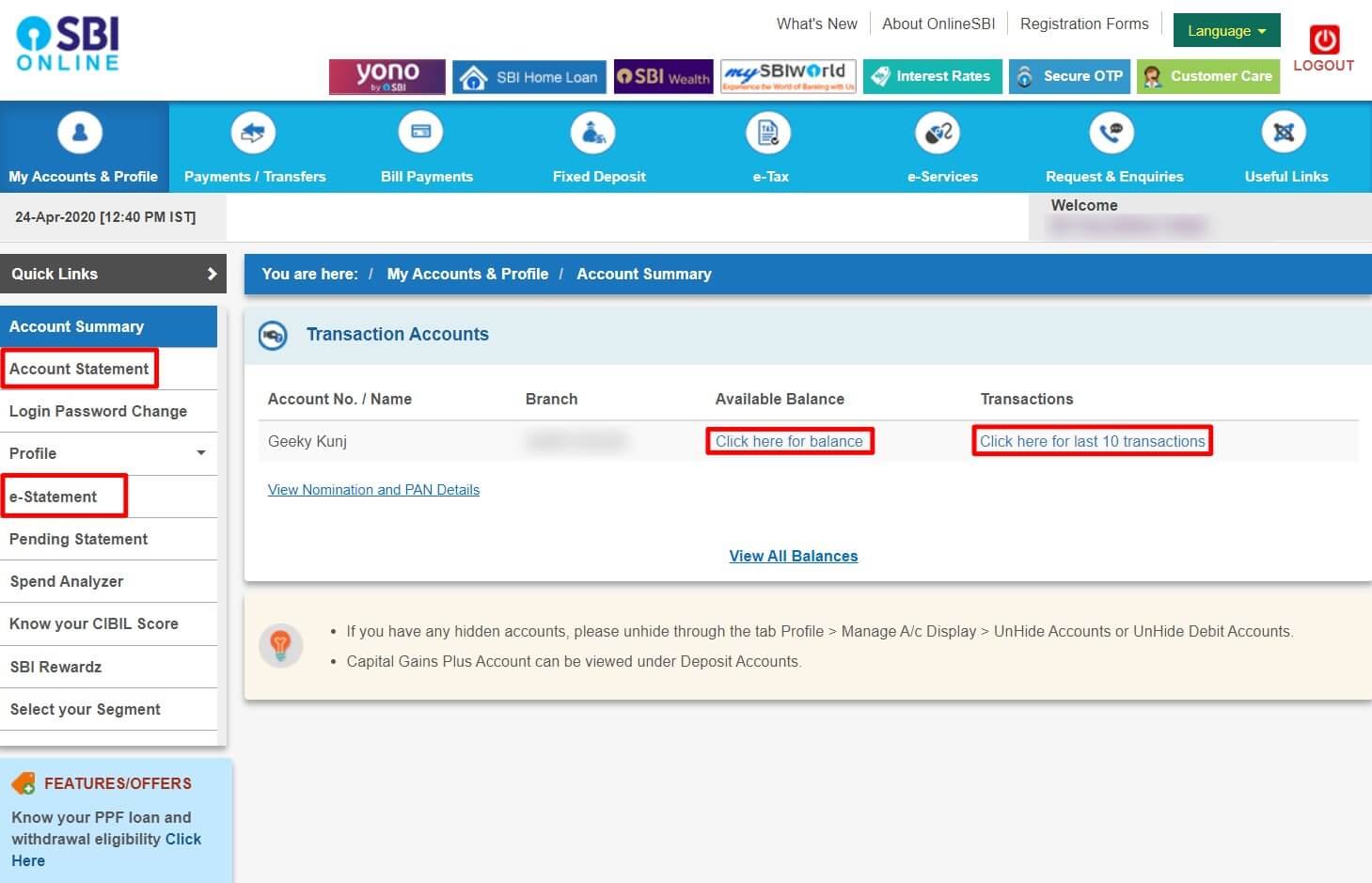 SBI Net Banking