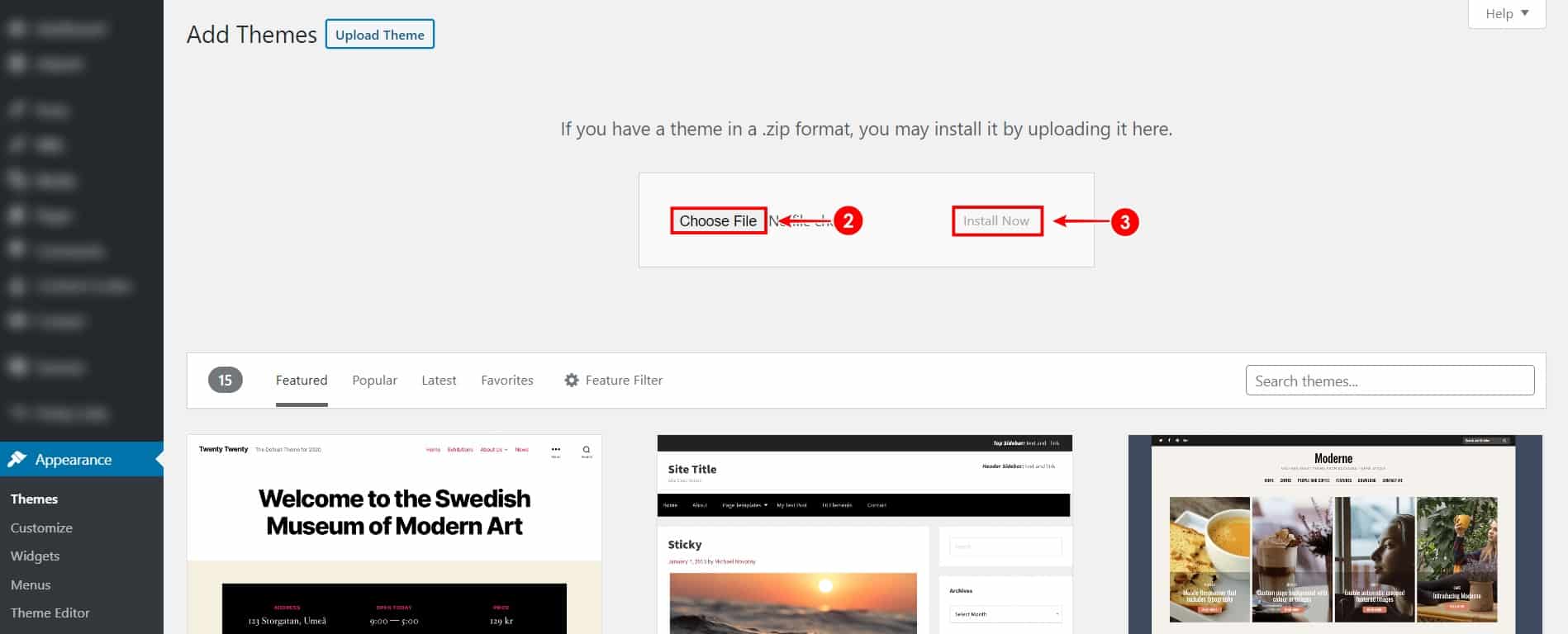 WordPress Theme Upload Kaise Kare