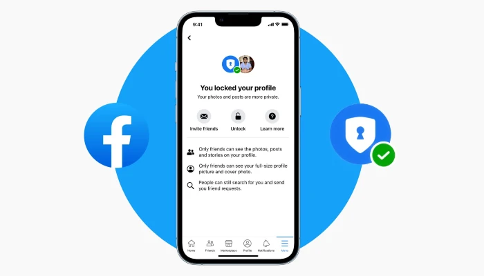 How to lock Facebook profile?