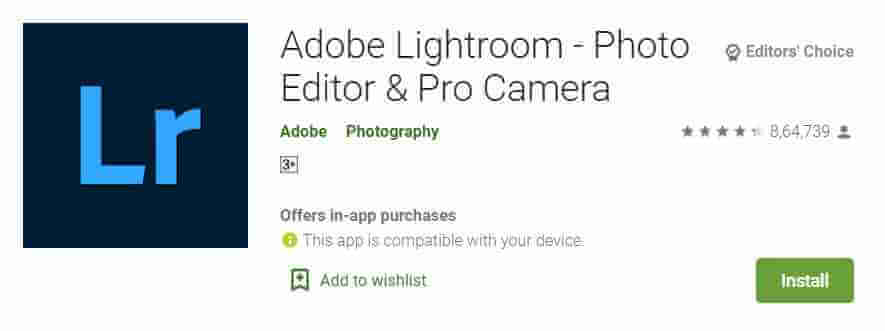 Adobe Lightroom