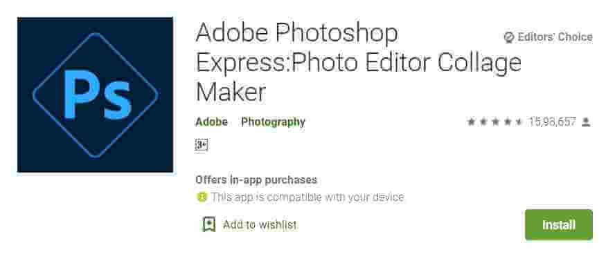 Adobe Photoshop Express