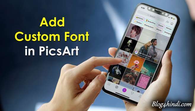 Picsart Me Custom Font install kaise kare