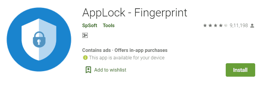 AppLock Fingerprint