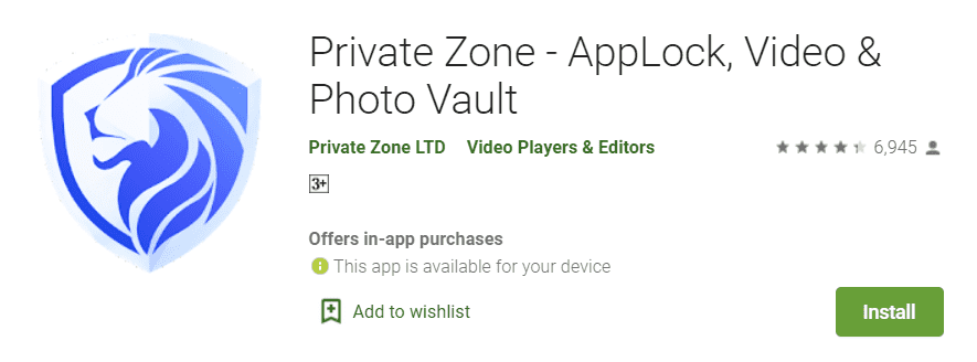 Private Zone App Locker