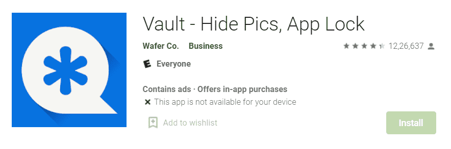 Vault App Locker