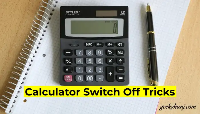 How to turn off calculator?